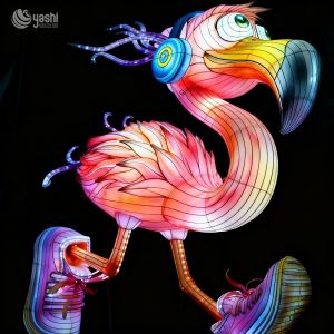 Buy cheap Adorable Cartoon Animal Lantern - Flamingo Sculpture Lantern for Party, Festival, and Zoo Decorations from wholesalers