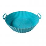 Buy cheap Wholesale Foldable Reusable Non Stick Silicone Air Fryer Liner Baking Mat Cake Pan Circular Air Fryer Silicone Pot Liner from wholesalers