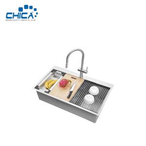 28x22x10cm Retangular SUS201 304 Stainless Steel Kitchen Sinks Handmade House