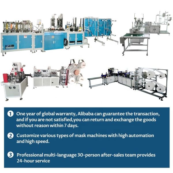 Quality Folding Elastic Earloop Mask Machine 22kW Mask Making Equipment for sale