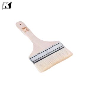 Buy cheap Flat Chip Natural Bristle Paint Brushes 5 Inch Ultraportable from wholesalers