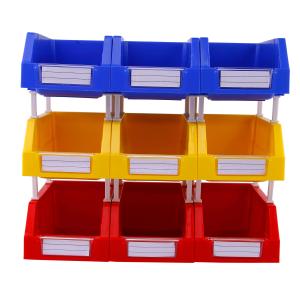 Buy cheap Customized Color Plastic Workbench Bins Stacking Organizer Container for Hanging Storage from wholesalers