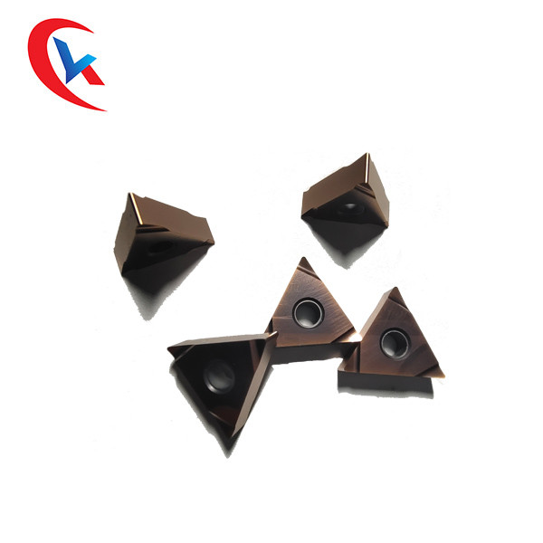Buy cheap Triangular CNC Tungsten Carbide Inserts Finishing With Cylindrical Hole from wholesalers