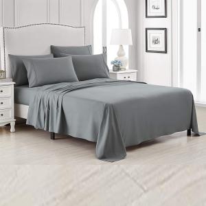 Buy cheap Super Soft Brushed Microfiber 1800 Thread Count Luxury Egyptian Trim Bed Sheet Set 6pcs from wholesalers
