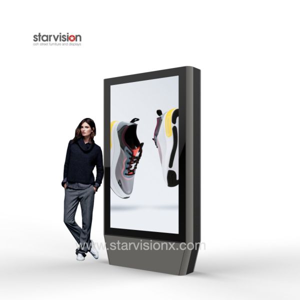 Buy cheap 75 Inch Floor Standing LCD Outdoor Digital Totem Weather Proof For Public Transportation from wholesalers