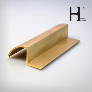 ISO9001 16ft Long Glossy Metal Door Profile For home deracotion