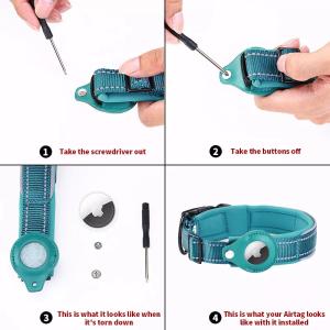 Buy cheap New Classic Customizable Prevent Pet Loss Durable Positioning Pet Collar from wholesalers
