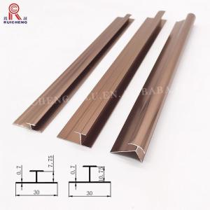 Buy cheap 2400mm Aluminium Wall Panel Trims , Anodized decorative aluminum corner trim from wholesalers