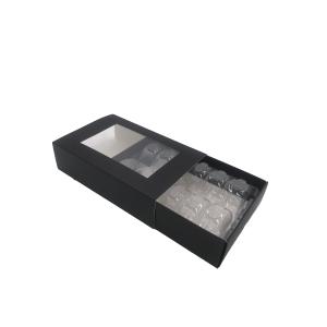 Buy cheap Matt Lamination Disposable Macaron Box Sleeve Packaging With Plastic Insert from wholesalers