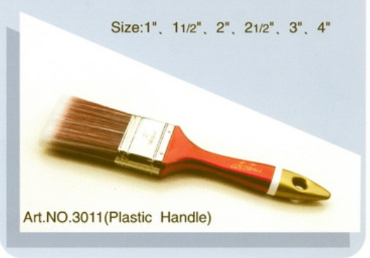 Quality High quality plastic handle Chinese bristle paint brush No.3011 for sale