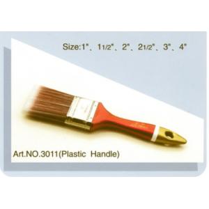 Buy cheap High quality plastic handle Chinese bristle paint brush No.3011 from wholesalers