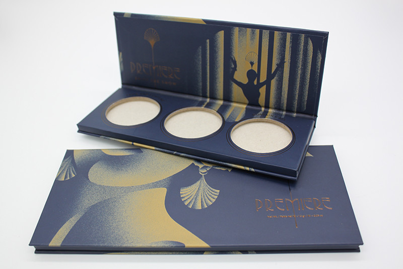 Buy cheap Paper Empty Small Magnetic Makeup Palette Laminated With Sleeve product