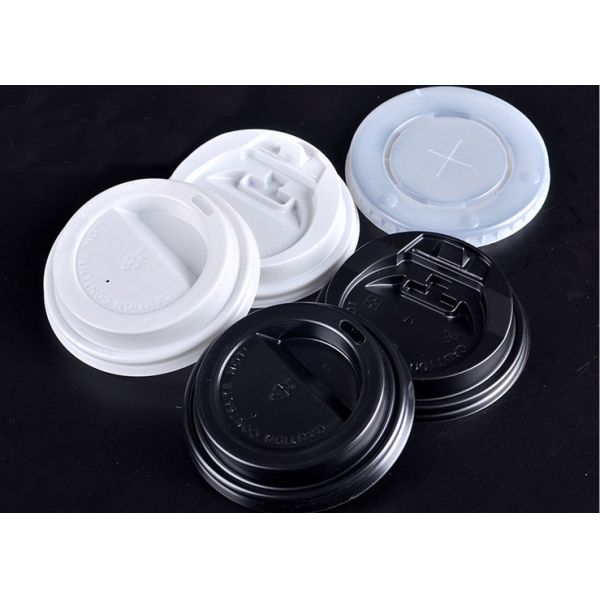 Buy cheap PP Plastic Paper Cups Lids Biodegradable With Dome / Flat Shapes from wholesalers