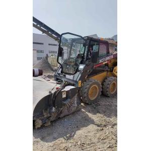 Used 2023 XCMG XC7 SR07B Skid Steer Sweeper with Bucket and Sweeper Attachments
