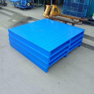 Buy cheap Efficient Logistics Solution Stackable Metal Steel Pallet With ISO4001 Certification from wholesalers