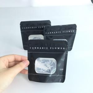 Custom Printed Mylar Zip Plastic Bags Smell Proof Resealable Child Proof Stand