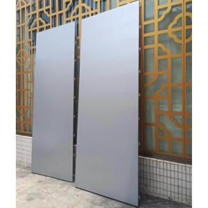 Buy cheap 1.5-6.0mm Aluminum Alloy Sheet Curtain Wall Cladding Panel Easy Installed By Self Tapping Bolts from wholesalers
