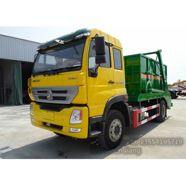Buy cheap Sinotruck HOMAN 4X2 220HP 8cbm Skip Loader Container Garbage Truck from wholesalers