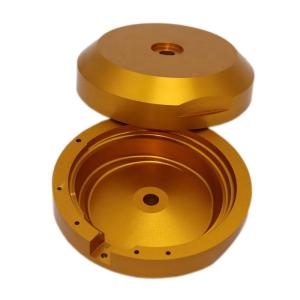 Buy cheap Dark Yellow Anodized Aluminum 6061 CNC Turning Parts from wholesalers