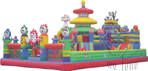 Buy cheap air bouncer inflatable trampoline, naughty castle from wholesalers