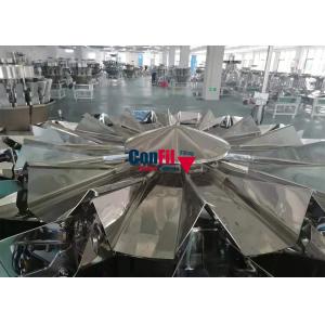 2000gram 14 Head Automatic Multihead Weigher Double Flap Hopper Stainless Steel