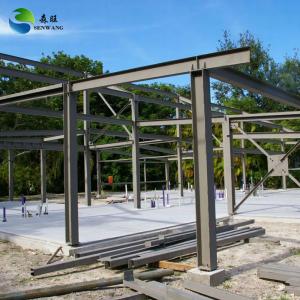 Buy cheap Durable Steel Structure Warehouse with Single Steel Sheet Roofing and Single Color Steel Plate Wall Cladding Hot Dipped Galvanizing from wholesalers