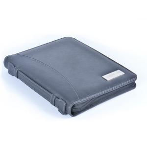 Buy cheap Portable Waterproof Binder Leather Business Padfolio Mobile Power Notebook product