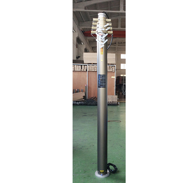Quality 9m Lockable Security Pneumatic Telescopic Masts-CCTV Telescopic Mast for sale