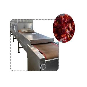 Buy cheap 40KW Tunnel Type Chili Drying Machine Microwave Frequency With Cooling System product