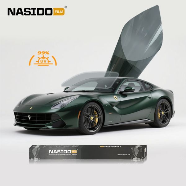 Quality Light Black Nano Ceramic Car Window Film with 2mil Thickness 48.3% VLT and 93.1% IRR for sale