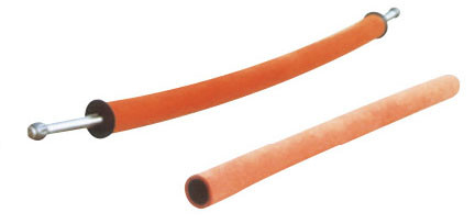 Silicon Rubber And Leather Embossing Roller / Industrial Rubber Rollers