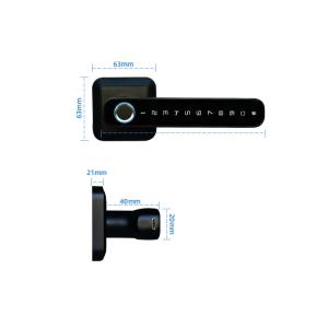 Buy cheap Waterproof Commercial Smart Lock ODM Biometric With Reversible Handle from wholesalers