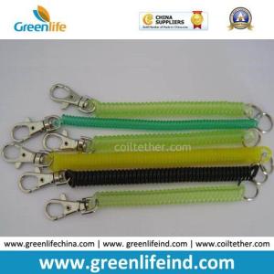 Buy cheap Fashionable Extendable Plastic Key Coil W/Metal Clip&Split Ring from wholesalers