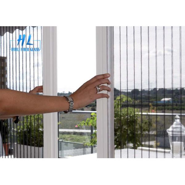 Quality Customized Plisse Insect Screen Anti Insects Mesh Screen for DIY Window/Doors Installation for sale