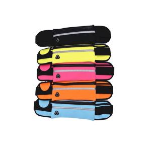 Buy cheap Runner / Athlete Travel Waist Bag Reflective With Silkscreen Printing Logo from wholesalers