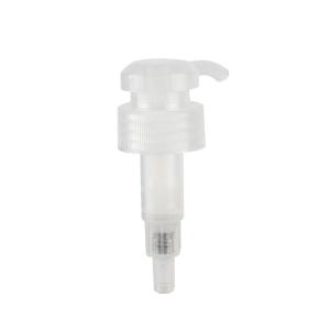 Buy cheap Transparent Striped 28/410 Lotion Pump Spiral Bottom Locking Liquid Dispenser Pump from wholesalers