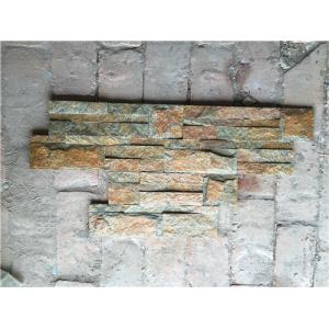 Black Slate With P014 Rust Rock Face Ledge Stone , China Wall Cladding