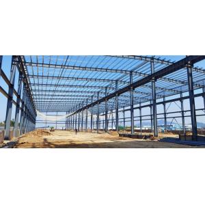 Fabrication Galvanized Steel Structure Church Warehouse Fast Installation