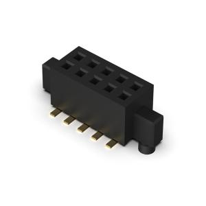 Buy cheap Female Header Connector 1.27mm Dual Row With Bump & Pegs SMT Type 2*4PIN To 2*50PIN H=4.40mm from wholesalers