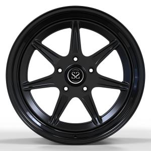 Buy cheap Deep Lip Staggered 19X 9 And 20 X 12 2-Piece 4x4 Forged Off Road rims from wholesalers