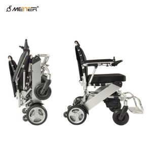 Buy cheap Ultralight Handicapped Foldable Power Wheelchair 6km/h from wholesalers