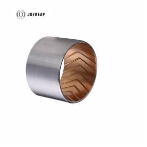 Buy cheap Wrapped Bimetal Bushing Copper Alloy Sinter Bronze Bush CuPb6Sn6Zn3 from wholesalers