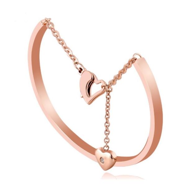 Quality 316L Stainless Steel Bracelet with Infinite Charm and Adjustable Chains for sale