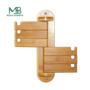 Buy cheap Customized Clothing Towel Rack Bamboo Hanger With Hooks from wholesalers