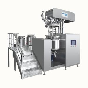 Buy cheap High Shear Mixer Tank Vacuum Emulsifying Machine Top Agitator Bb Body Cream Making Machine Eye Cream Emulsifying Machine from wholesalers