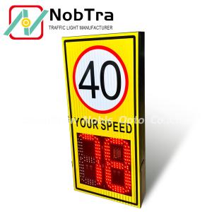 Buy cheap Traffic Safety Equipment NBP10-L4-P Speed Aware Radar Speed Signs with Wireless Connectivity from wholesalers