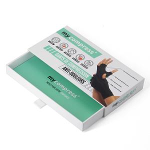 Buy cheap Custom Logo Print paper Drawer Sliding Tiny Glove Packaging Box from wholesalers