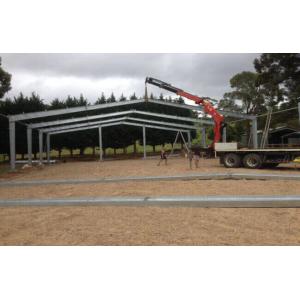 Buy cheap Industrial Shed Iso Passed Steel Structure Building Rockwool Sandwich Panel from wholesalers