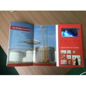Buy cheap 128 MB - 8 GB Memory Lcd Video Booklet , Lcd Screen Video Brochure CE Approved from wholesalers