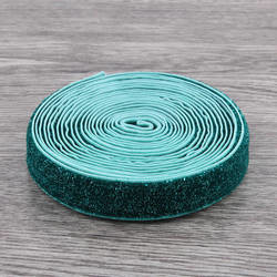 Buy cheap high quality Low MOQ 196 pantone color for hair band decoration glitter velvet ribbon from wholesalers